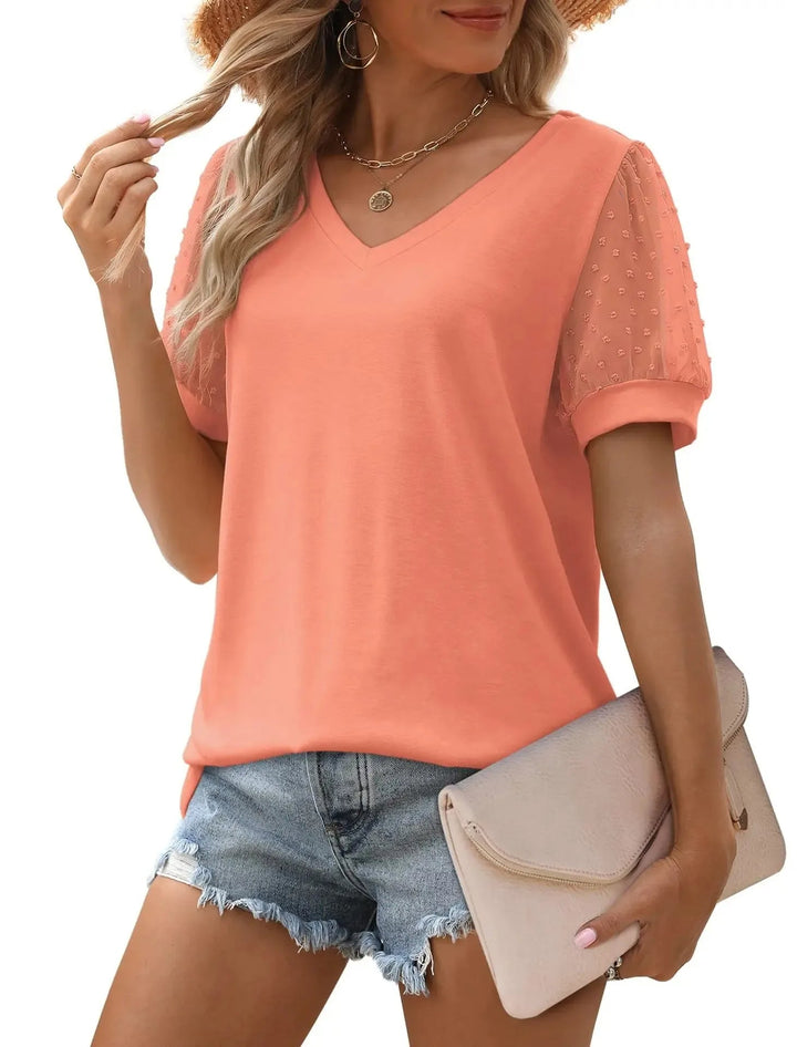 Isla – Casual V-Neck T-Shirt for Women
