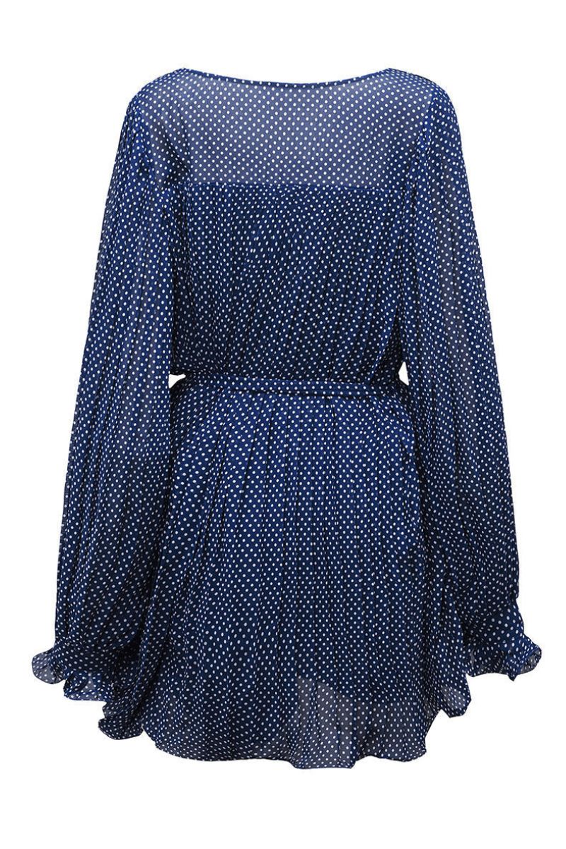 ARIELLA – Elegant Long Sleeve Chiffon Dress
