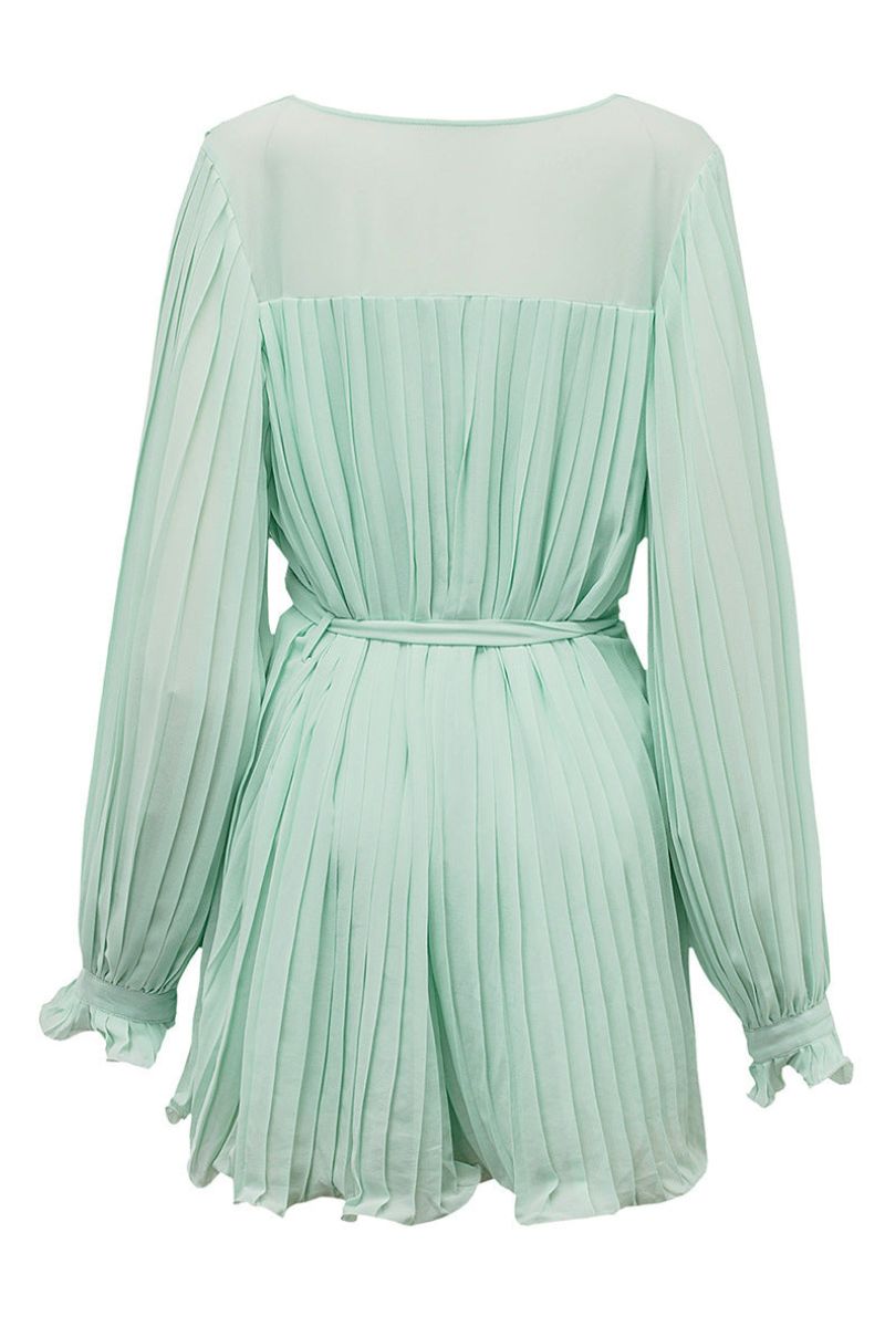 ARIELLA – Elegant Long Sleeve Chiffon Dress
