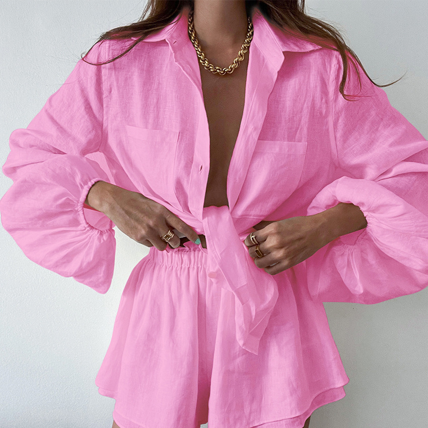 LANNA 2-Piece Summer Set – Lightweight Elegance in Bold Colors